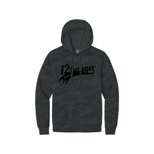 12Bagger Camo Wash Men's Bowling Pullover Hoodie - Image 5