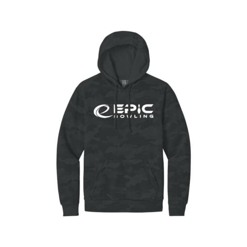 Epic Camo Wash Men's Bowling Pullover Hoodie - Image 5