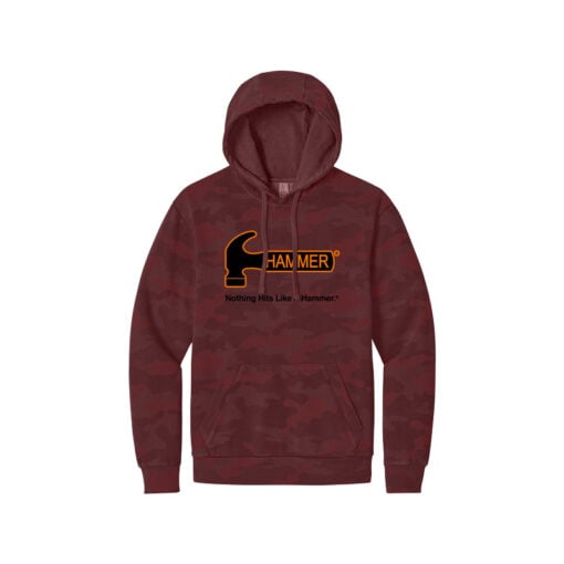 Hammer Camo Wash Men's Bowling Pullover Hoodie - Image 5