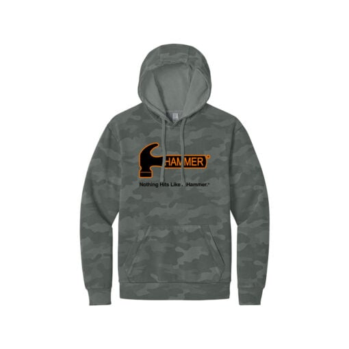 Hammer Camo Wash Men's Bowling Pullover Hoodie - Image 4