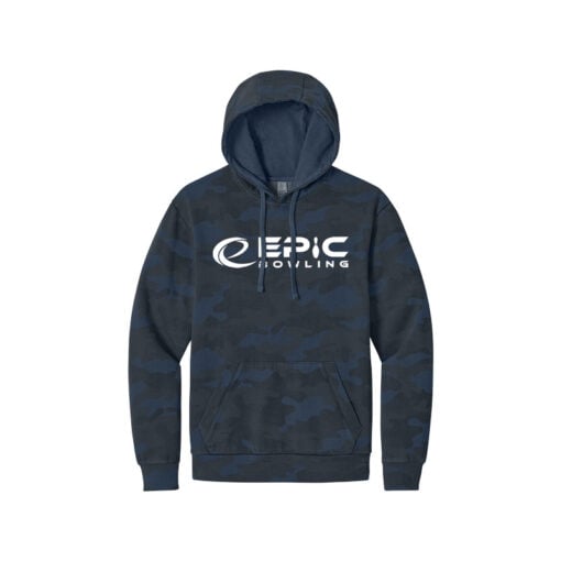 Epic Camo Wash Men's Bowling Pullover Hoodie - Image 3