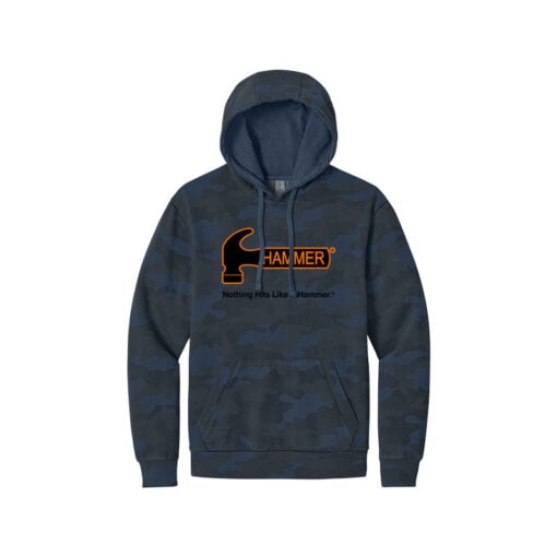 Hammer Camo Wash Men's Bowling Pullover Hoodie - Image 3