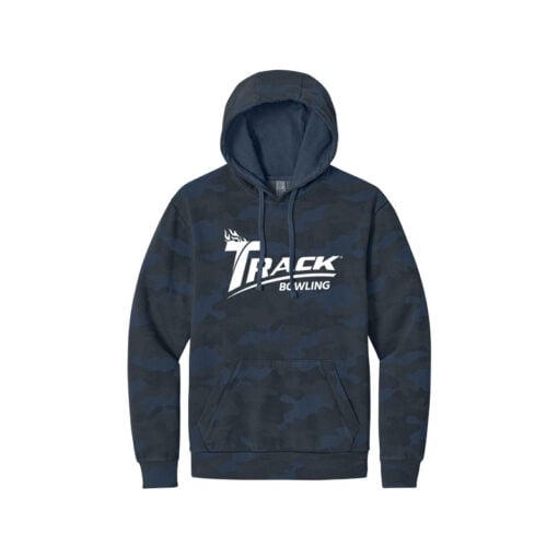 Track Camo Wash Men's Bowling Pullover Hoodie - Image 3