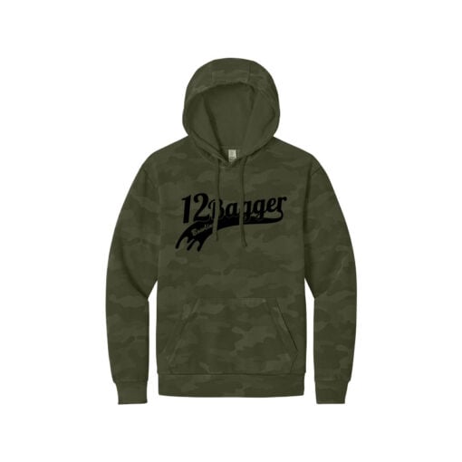 12Bagger Camo Wash Men's Bowling Pullover Hoodie - Image 2