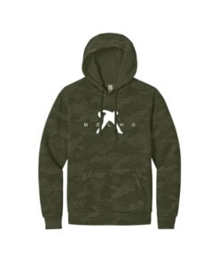Alternative view of Belmo Camo Wash Men's Bowling Pullover Hoodie