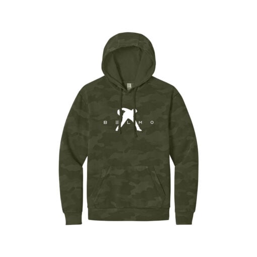 Belmo Camo Wash Men's Bowling Pullover Hoodie - Image 2