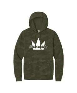Alternative view of Brunswick Camo Wash Men's Bowling Pullover Hoodie