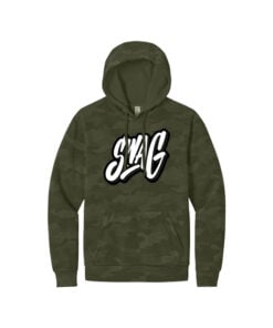 Alternative view of Swag Camo Wash Men's Bowling Pullover Hoodie
