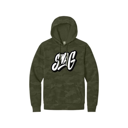 Swag Camo Wash Men's Bowling Pullover Hoodie - Image 2