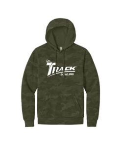 Alternative view of Track Camo Wash Men's Bowling Pullover Hoodie