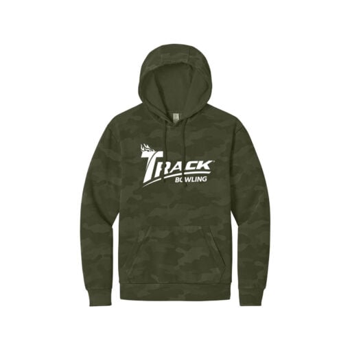 Track Camo Wash Men's Bowling Pullover Hoodie - Image 2
