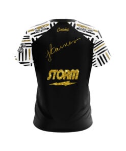 Alternative view of Storm Josie Barnes Gold White Hash CoolWick Bowling Jersey