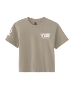 Conditioned to Bowl Podcast Heather D'Errico Heavyweight Women's Boxy Crop Tee