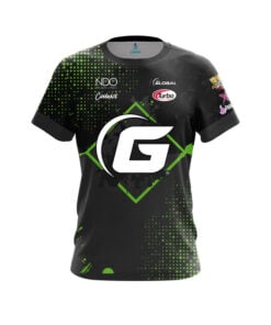 900 Global Erin McCarthy Black Green Vice CoolWick Bowling Jersey
