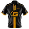 900 Global Standard Collection GSX26 Men's Polo Zip CoolWick Bowling Jersey