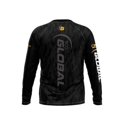 900 Global Standard Collection GSXP26 CoolWick Men's Crew Zip Long Sleeve Jersey - Image 2