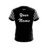 Brunswick Avalanche Black Grey CoolWick Bowling Jersey - Image 3