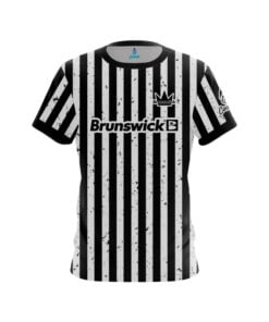 Brunswick Avalanche Black Grey CoolWick Bowling Jersey