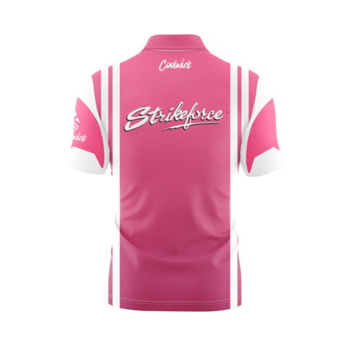 KR Hype LT Pink Fast Track CoolWick Bowling Jersey - Image 2