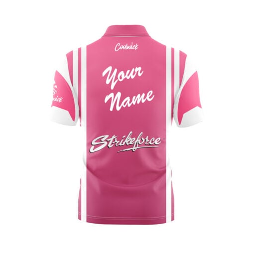 KR Hype LT Pink Fast Track CoolWick Bowling Jersey - Image 3