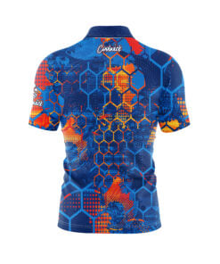 Alternative view of Thunder Honeycomb Fast Track CoolWick Bowling Jersey