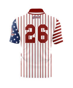Alternative view of USA Baseball Fast Track CoolWick Bowling Jersey