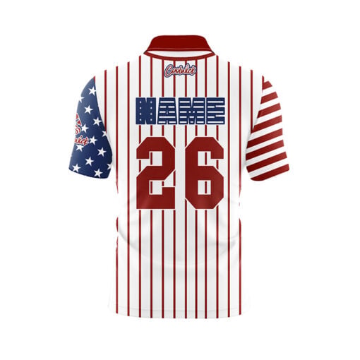 USA Baseball Fast Track CoolWick Bowling Jersey - Image 3