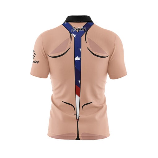 USA Mankini Fast Track CoolWick Bowling Jersey - Image 2
