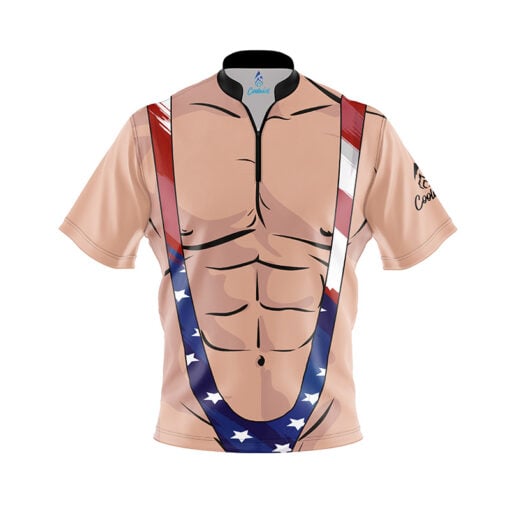 USA Mankini Fast Track CoolWick Bowling Jersey