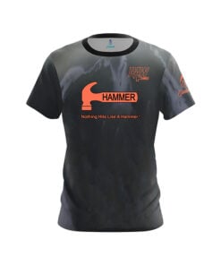 Hammer Raw Hammer Black Grey CoolWick Bowling Jersey