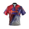 Hammer Raw Hammer Red White Purple Fast Track CoolWick Bowling Jersey