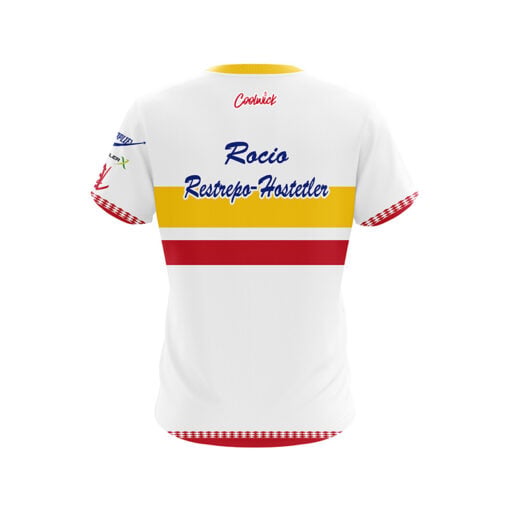 Hammer Rocio Restrepo Columbia Stripes CoolWick Bowling Jersey - Image 2