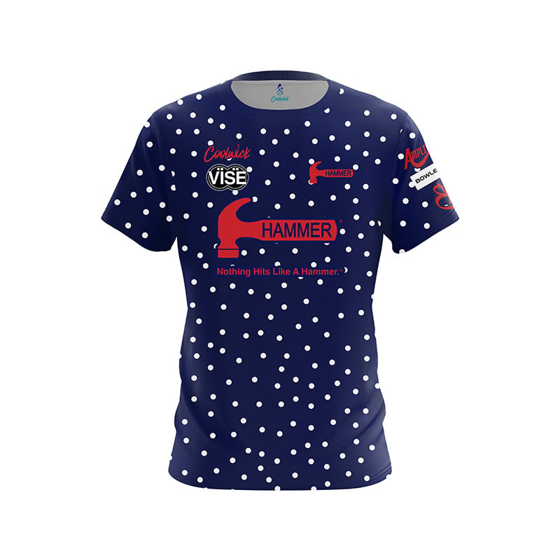 Hammer Rocio Restrepo Polka Dots CoolWick Bowling Jersey