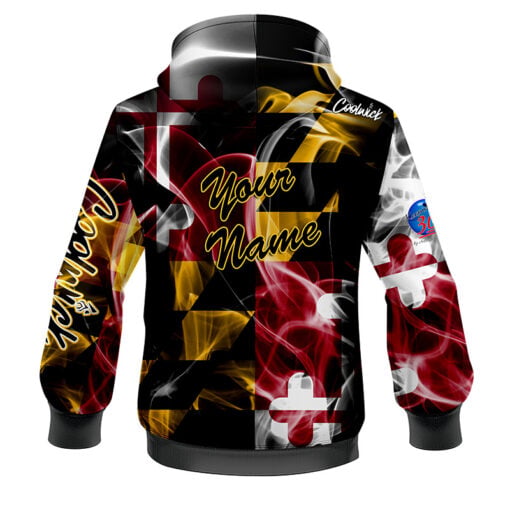 Jai Jones Keeping It 300 Smokey Maryland CoolWick Hoodie - Image 2