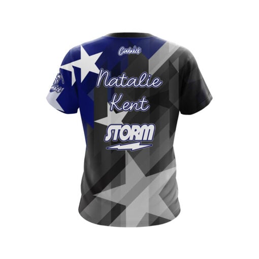 Storm Natalie Kent Blue Line CoolWick Bowling Jersey - Image 2