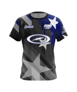 Storm Natalie Kent Blue Line CoolWick Bowling Jersey