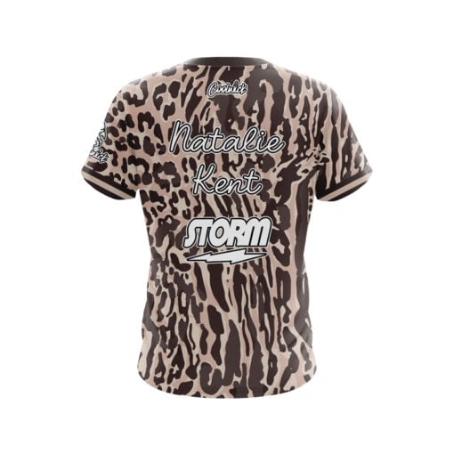 Storm Natalie Kent Cheetah CoolWick Bowling Jersey - Image 2
