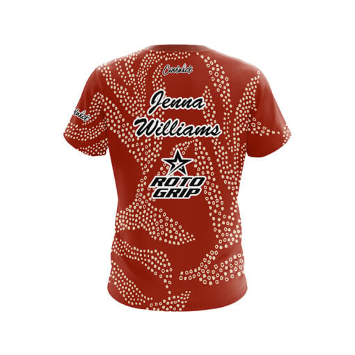 Roto Grip Jenna Williams Botanical CoolWick Bowling Jersey - Image 2