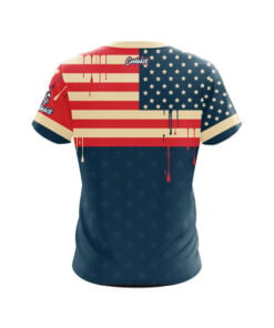 Alternative view of Patriotic Drip CoolWick Bowling Jersey