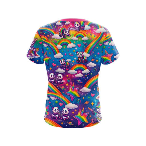 Rainbow Pandas CoolWick Bowling Jersey - Image 2