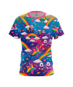 Rainbow Pandas CoolWick Bowling Jersey