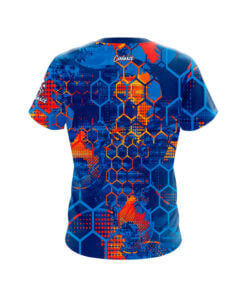 Alternative view of Thunder Honeycomb CoolWick Bowling Jersey