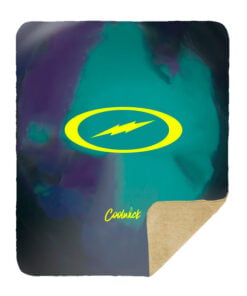 Alternative view of Storm Alpha Crux Sherpa Lined Throw Blanket