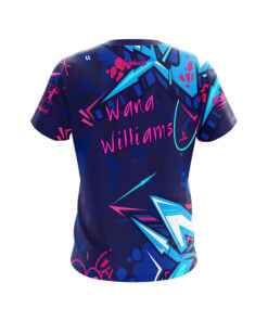Alternative view of 12Bagger Wana Williams Paint Spray CoolWick Bowling Jersey