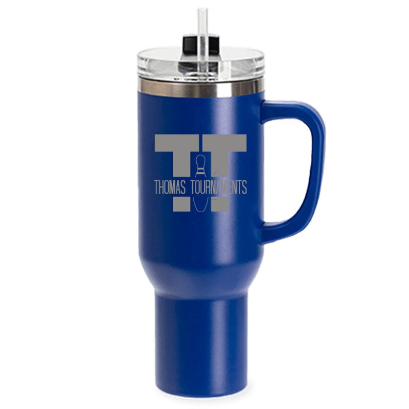 Thomas Tournaments 40 oz. Bowling Tumbler with Handle