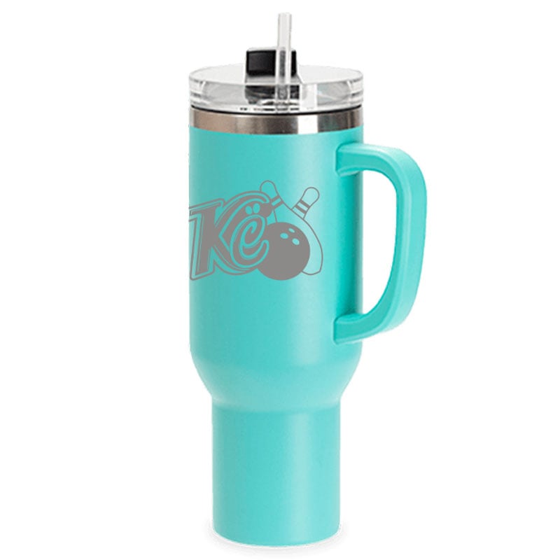 Kristina Cox 40 oz. Bowling Tumbler with Handle