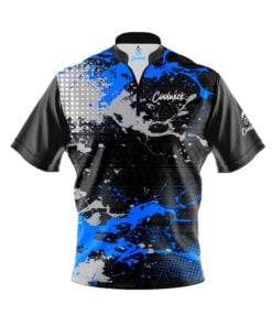 CoolWick Elite Blue Impact Sash Zip Jersey