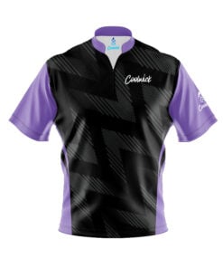 CoolWick Elite Ghostline Dusty Violet Sash Zip Jersey
