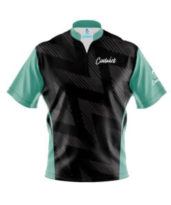 CoolWick Elite Ghostline Seafoam Sash Zip Jersey