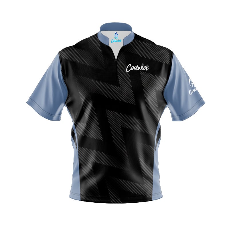 CoolWick Elite Ghostline Slate Blue Sash Zip Jersey